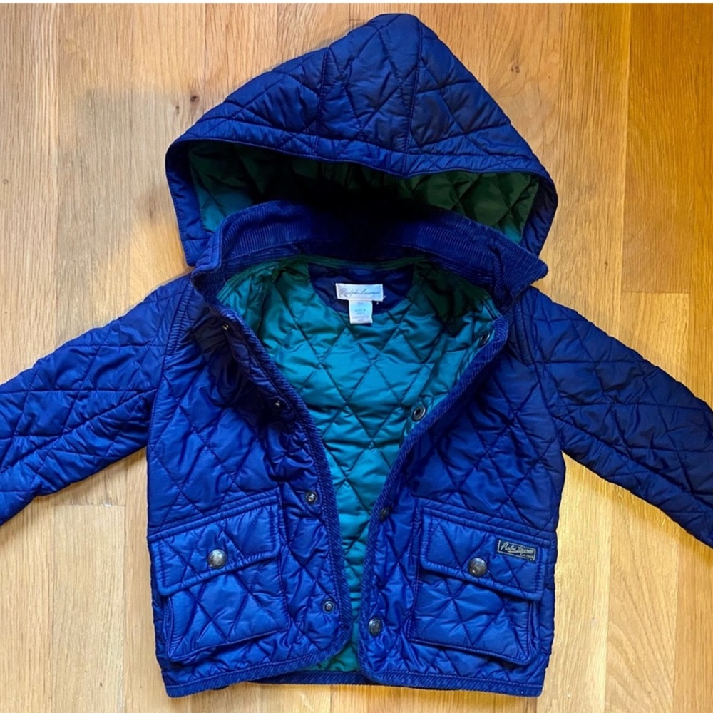 Ralph Lauren boy jacket with hood- 18 months